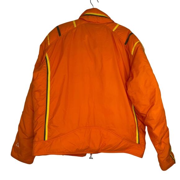 VTG Gerry Bright Orange Down Fill Mountain Work Jacket Men's XL Made in USA - Picture 8 of 13